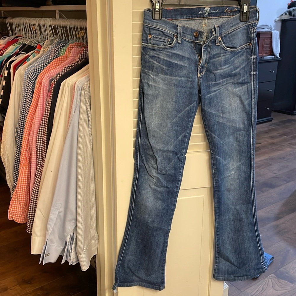 7 For All Mankind “Kaylie” jeans. Size. 24. Bootcut. Worn but in good condition
